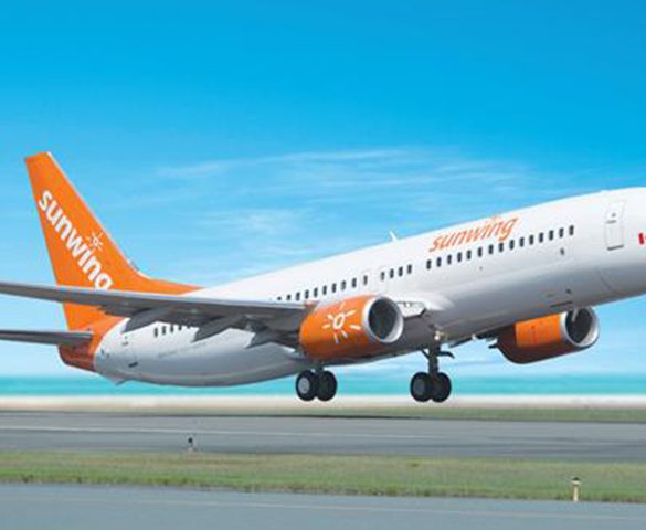 Sunwing operará un vuelo semanal de Hamilton a Cancún en invierno